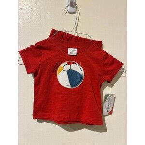 NWT Mini Threads Shirt & Shorts Outfit - Red Beach Ball - 3M